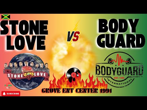 **Stone Love vs Body Guard Sound** @ the iconic Grove Entertainment Center in 1991! 🎶💥  'Love Side.