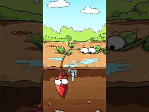 'Walka składników odżywczych na polu słodkich ziemniaków'#shorts