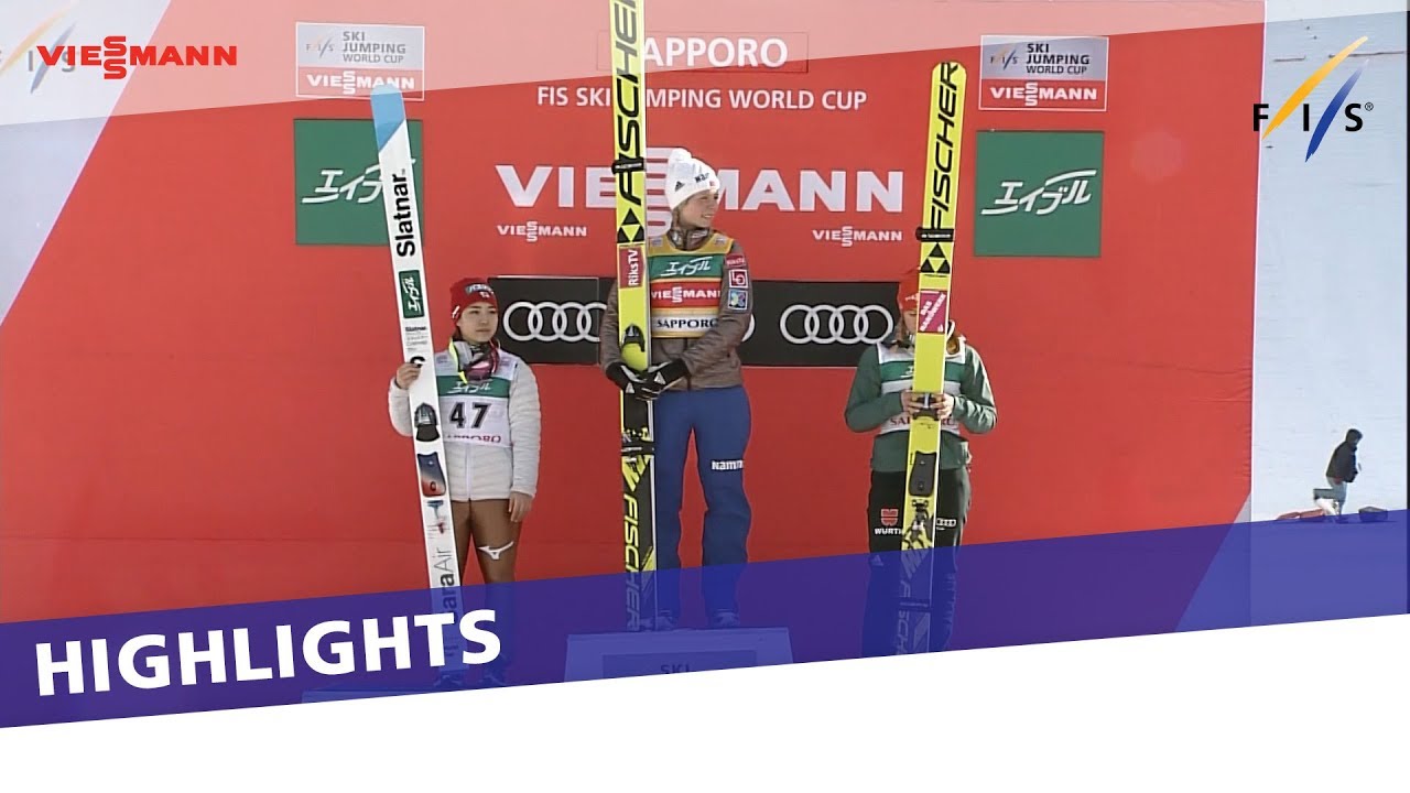 Maren Lundby celebrates back to back in second NH event at Sapporo| Highlights