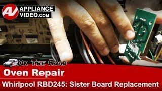 Whirlpool Oven Repair - E1, F5 Error Code - Sister Board