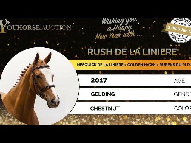 Rush de la Liniere showvide outdoor