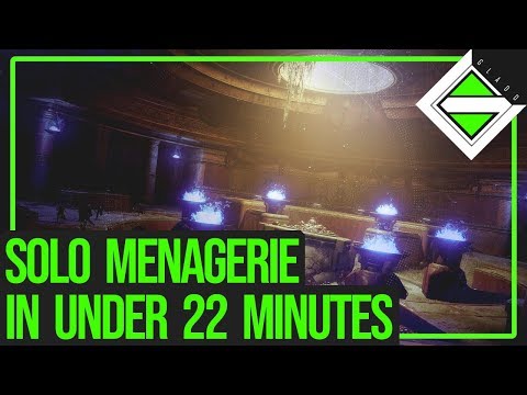 Soloing Menagerie In Under 22 Minutes [Progress Vid] | Destiny 2