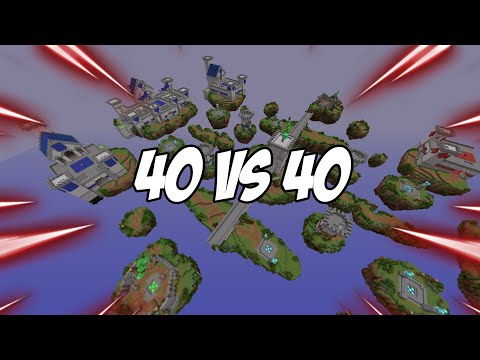 40 vs 40 KALE SAVAŞI! Minecraft BED WARS