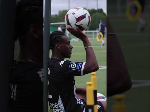 Séance avec Lilian RAOLISOA joueur SCO ANGERS et Gauthier LAURENS Nîmes Olympique.