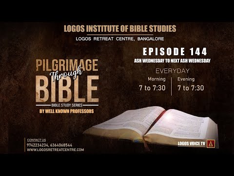Episode 144 | PENTATEUCH | Genesis (Re-Telecast) Logos Institute of BibleStudies | Logos Voice TV