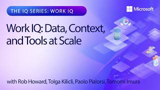 Work IQ: Data, Context, and Tools at Scale