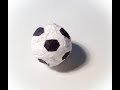 Tuto DIY : créez un ballon de football en papier de soie. DIY paper football ball.