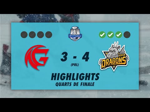 Gothiques d'Amiens 3-4 (prl) Dragons de Rouen - Highlights - SLM Quarter-Finals 2022/23