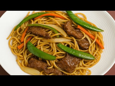 BETTER than Takeout! Flavorful and easy beef and noodle stir fry! #easyrecipe #cooking #love 