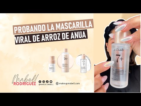 🤎 Probando la mascarilla viral de arroz de Anua 🫶