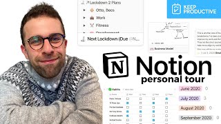 - Finances（00:06:45 - 00:09:03） - My Notion Tour for Life & Projects