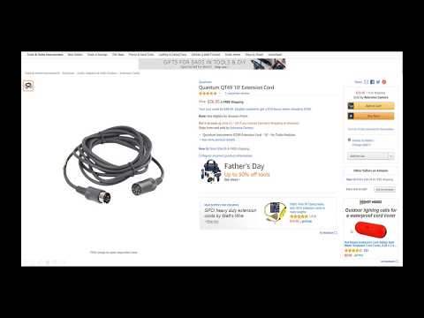 Godox DIY Extension 5m power cord for the BP-960 or Godox PB820 battery pack.