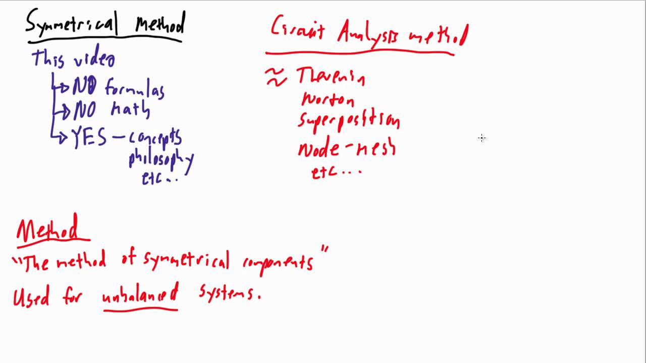 Electrical PE Exam - Symmetrical Components (introduction)