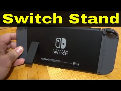 Nintendo Switchのスタンドの開け方 - チュートリアル