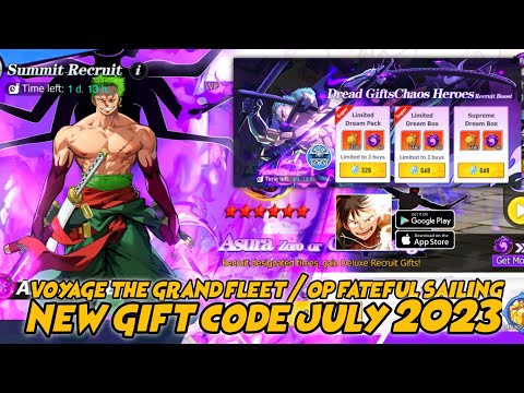 OP: Fateful Sailing / Voyage the Grand Fleet New Gift Code July 2023