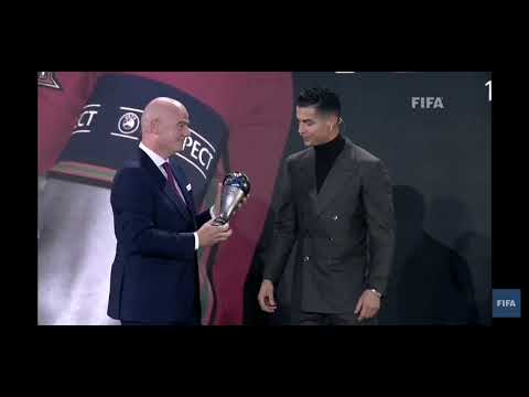 FIFA AWARD 2021 cristiano ronaldo | cristiano ronaldo fifa player of the year  #cr7 #shorts #22live