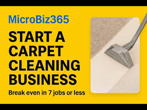 Start a Low-Cost Carpet Cleaning Business in the UK | Easy Side Hustle 2026 - low-cost business idea