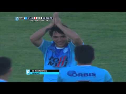Gol de Ramírez. Unión 2 Instituto 0. Fecha 42. Torneo Primera B Nacional.FPT