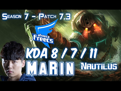 AFs MaRin NAUTILUS vs MAOKAI Top - Patch 7.3 KR Ranked