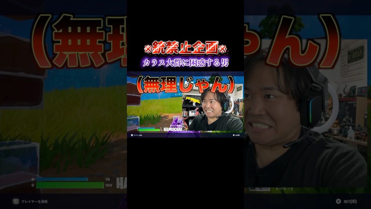 【困惑】銃禁止縛りでカラスしか扱えない男