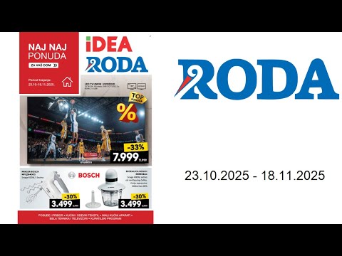 Roda katalog - Naj naj ponuda za vaš dom - 23.10.-18.11.2025