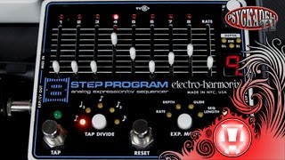 Video thumbnail for 8-step from Electro Harmonix. An overview and cool guitar settings using the 8-step by Psyckadeli TV