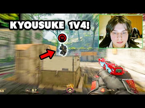 kyousuke wins 1v4 Clutch! zont1x Ace against Pvision - CS2