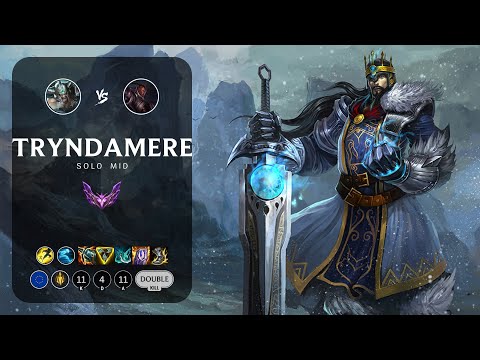 Tryndamere Mid vs Lucian - EUW Master Patch 14.1
