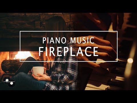 relaxing piano music and fireplace 24/7