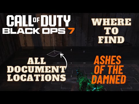 All Document Locations for the Zombie Intel (Ashes of the Damned) - COD Black Ops 7 Zombies