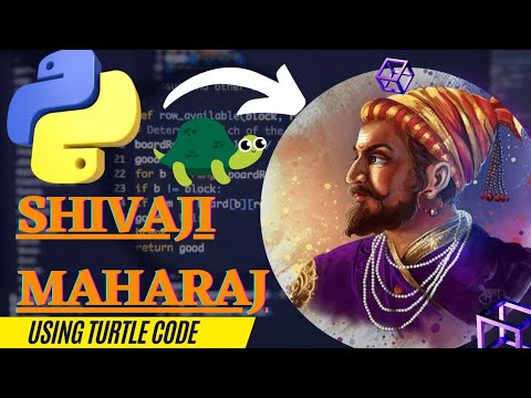 Shivaji Maharaj Using Python Turtle Code Python Programming Hub