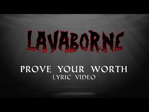 Lavaborne - Prove Your Worth lyric video (single #3 from Black Winged Gods)