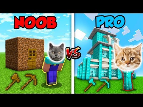 💩 NOOB 💩 VS 💎 PRO 💎 - Minecraft Mod w / Gaffur