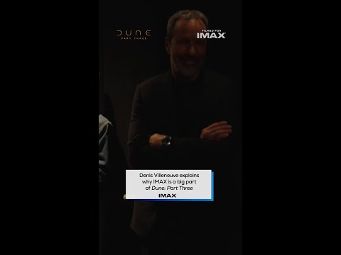 Villeneuve and IMAX together screams immersive