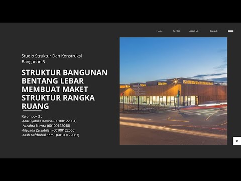 STRUKTUR BANGUNAN BENTANG LEBAR | SSKB 5 | MEMBUAT MAKET STRUKTUR RANGKA RUANG | KELOMPOK 3