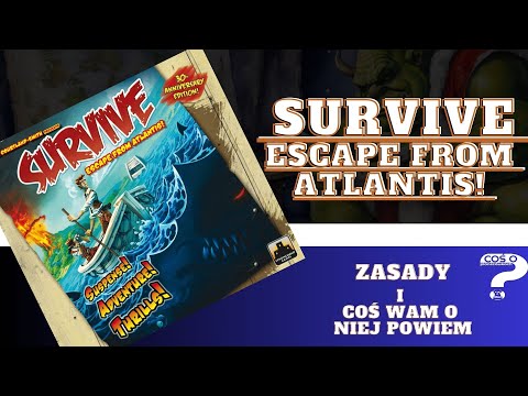 Survive: Escape from Atlantis! czyli rodzinny gra planszowa z walką o przeżycie