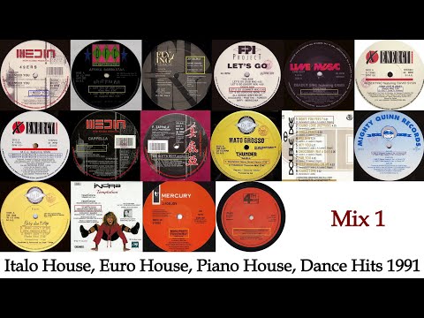 1991 Dance Hits - Mix 1 (Italo House, Euro House, Piano House, Hip-House)