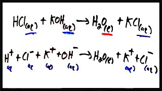 Molecular, Complete Ionic, and Net Ionic Equations