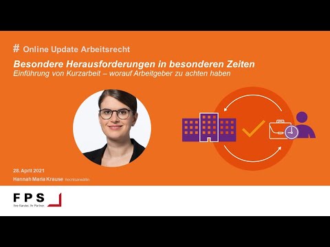 FPS Update Arbeitsrecht: Einführung von Kurzarbeit