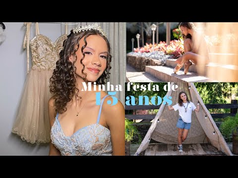 Vlog / Minha festa de 15 anos 🤍🩵 (Fernanda Fernandes)