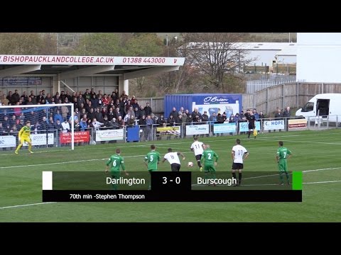 Darlington 3-0 Burscough - Evo-Stik First Division North - 2014/15