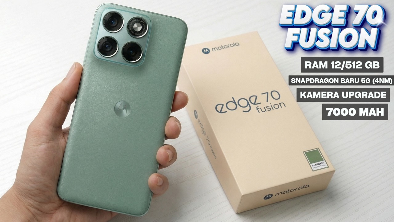 UPGRADE NYA GAK NGOTAK‼️MOTOROLA EDGE 70 FUSION RILIS SPEKNYA GILA GILAAN DI 2026