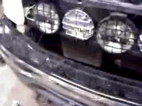 how to install lights behind grill
