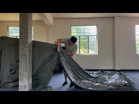 Bunker Air Tent front extension setup video