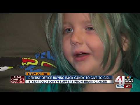Dentist hosts candy drive for girl with cancer