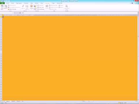 Excel 2010 - VBA - 30fps double buffered color cycling