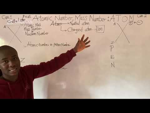 How to calculate proton, electron and neutron number of a neutral and charged atom