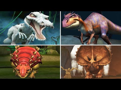 Ice Age 3: Dawn of the Dinosaurs - All Boss Fights + Ending