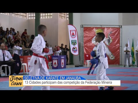 JANAÚBA-MG: Seletiva norte Mineira de Karate do campeonato Mineiro com participação de 13 cidades.