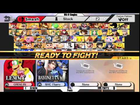 Greklin (Bowser Jr. ) vs SHC Flurry (Bayonetta)